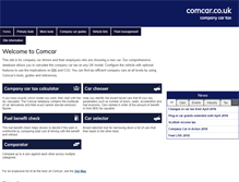 Tablet Screenshot of comcar.co.uk